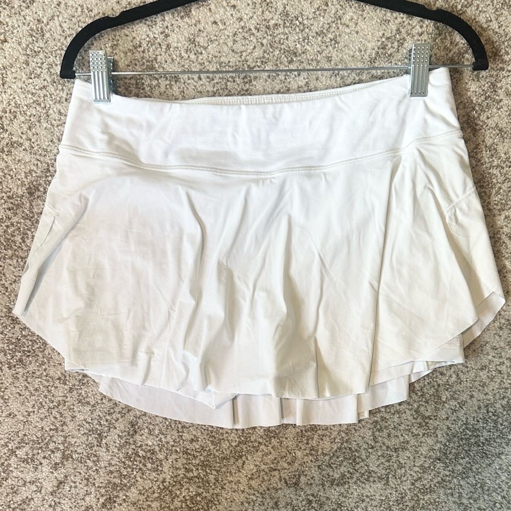 Lululemon White Athletic Skort 8